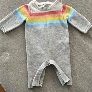 Janie and Jack Gray One Piece Sweater